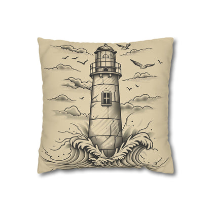 Seaside Beacon Pillowcase | Pillow Cases | All Over Print, AOP, Bed, Bedding, Home & Living, Indoor, Pillow Case, Pillow Covers, Pillows & Covers, Sublimation | Prints with Passion