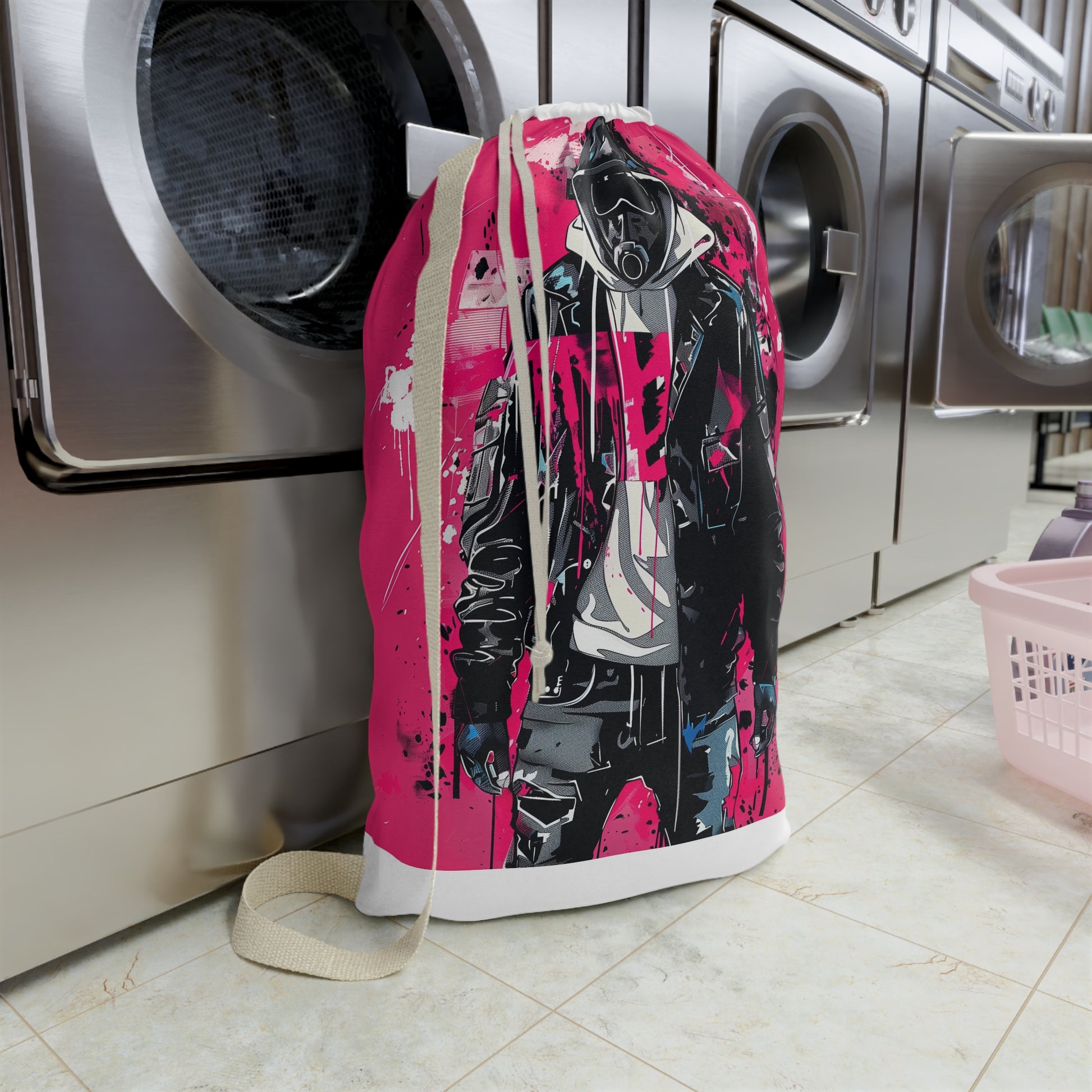 City Style Laundry Bag | Home Decor | Accessories, All Over Print, AOP, Bags, Laundry, Sublimation | Prints with Passion