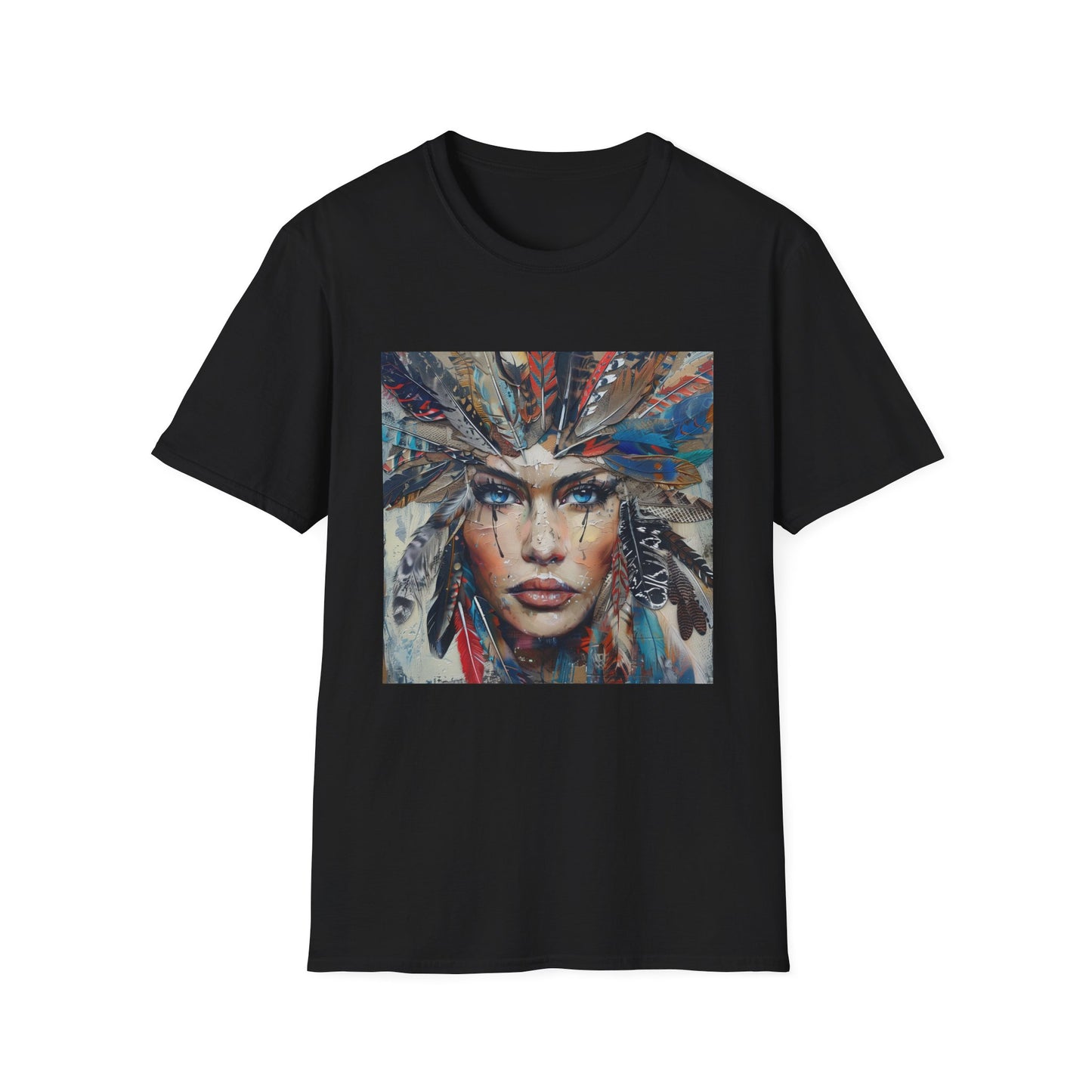 Bohemian Rhapsody: A Tapestry of Feathers | T-Shirt | DTG, Men's Clothing, Regular fit, T-Shirts, Unisex, Women's Clothing | Prints with Passion