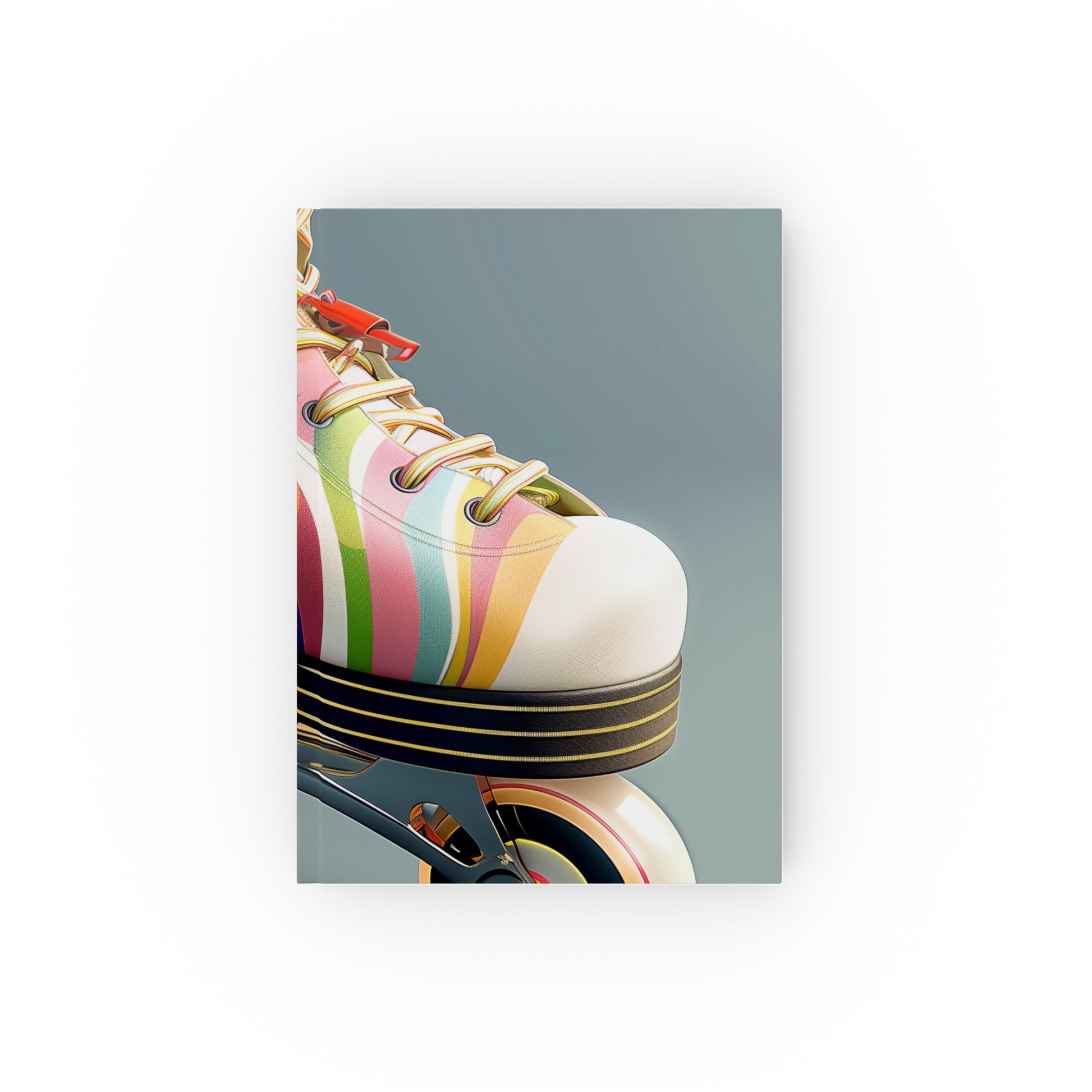 "Roll On: Retro Roller Skate Journal - Colorful, high-quality, versatile design for all seasons. Perfect gift!"