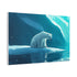 Arctic Polar Bear on Glacial Ice Floe — Canvas Wall Art — Product Detail View 6
