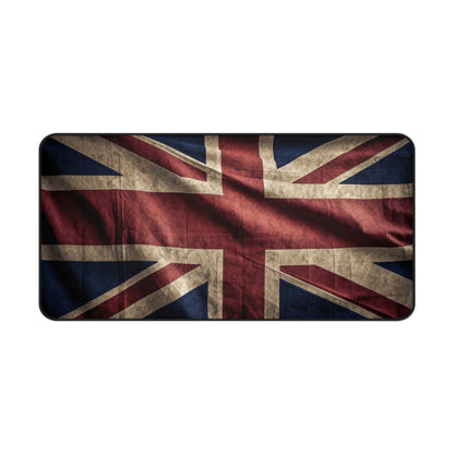 "Union Jack Great Britain desk mat - add British flair to workspace, durable material"