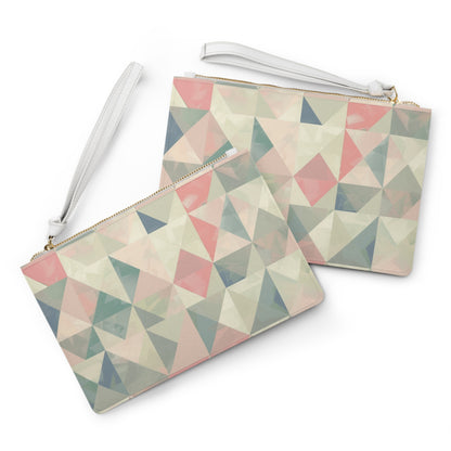 Pastel Geometrics Clutch Bag