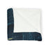 Cosmic Serpent Guarding Starlit Gate Plush Fleece Throw Blanket