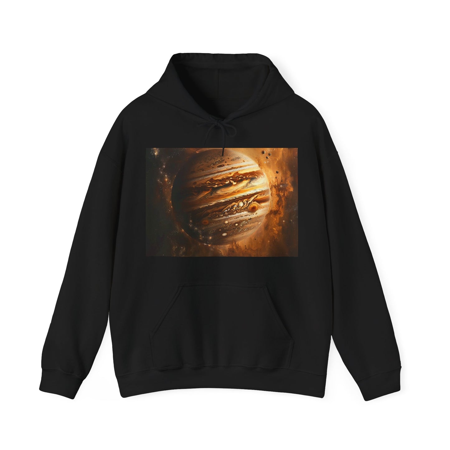 Cosmic Majesty Jupiter Globe Hoodie | Hoodies | DTG, Hoodies, Men's Clothing, Regular fit, Unisex, Women's Clothing | Prints with Passion