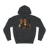 90s Retro Grunge Abstract Texture — Heavyweight Graphic Hoodie — Front Heavyweight Fleece Hoodie View
