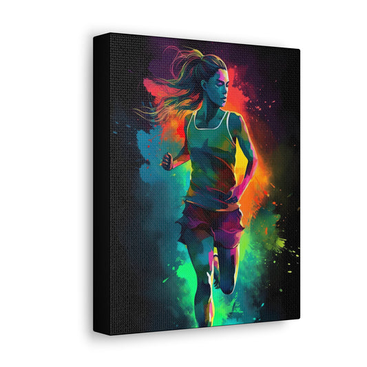 Empowering Hoka Shoes Running Workout Canvas Print | Canvas | Art & Wall Decor, Canvas, Fall Picks, Hanging Hardware, Home & Living, Indoor, Top Spring Products, Valentine's Day promotion | Prints with Passion