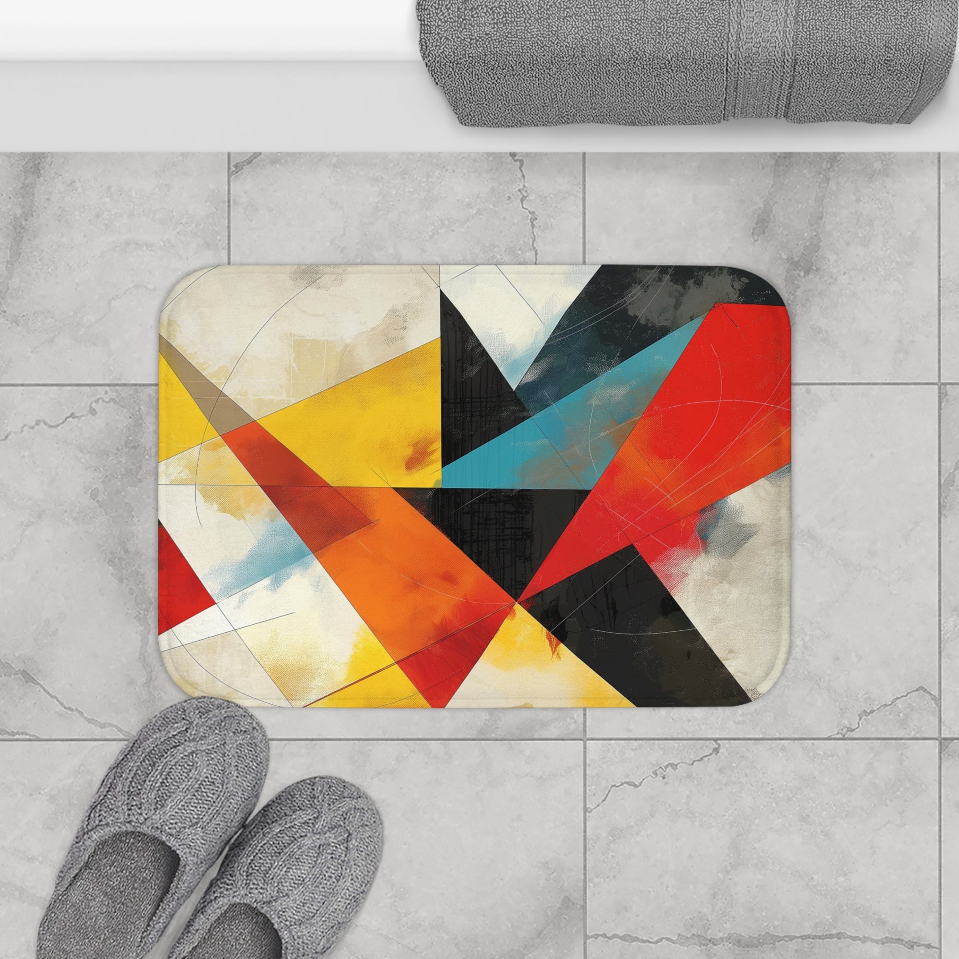 Geo Fusion Bath Mat | Bath Mats | Bath, Bathroom, Home & Living, Indoor, Sublimation | Prints with Passion