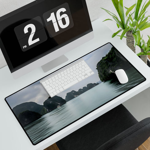 Ha Long Bay Emerald Limestone Islands XXL Extended Desk Mat - View 4 | Prints With Passion