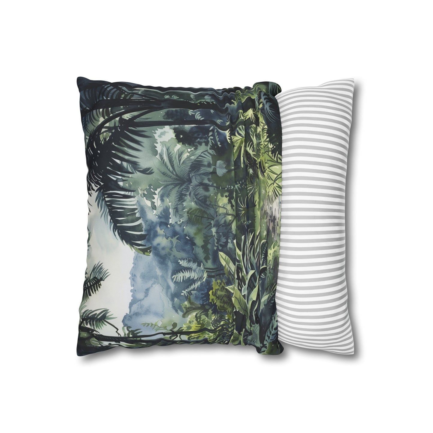 "Vibrant Congo Rainforest Dreams Pillowcase - High-Quality Material, Stylish Design, Perfect for All Seasons - Great Gift Idea!"