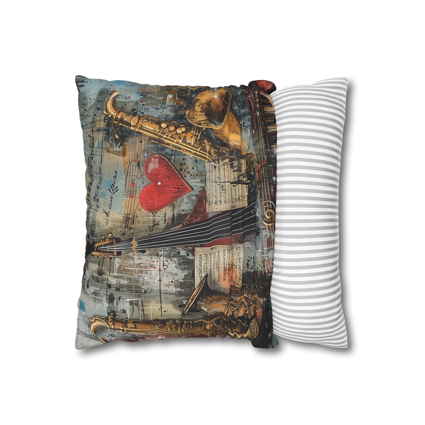 "Musical Notes Pillowcase - High-Quality, Stylish Design for Music Lovers | Perfect Gift for All Seasons"