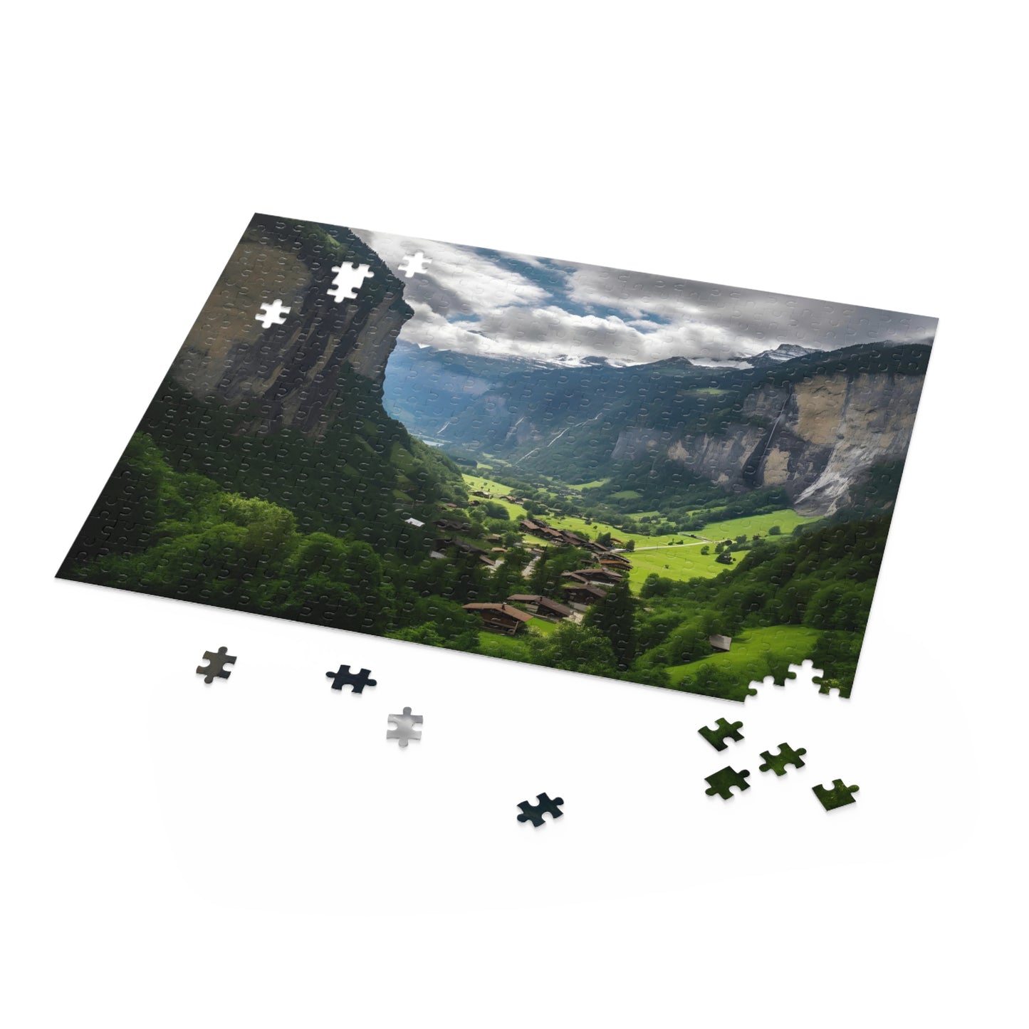 Lauterbrunnen Valley Cliff Jigsaw