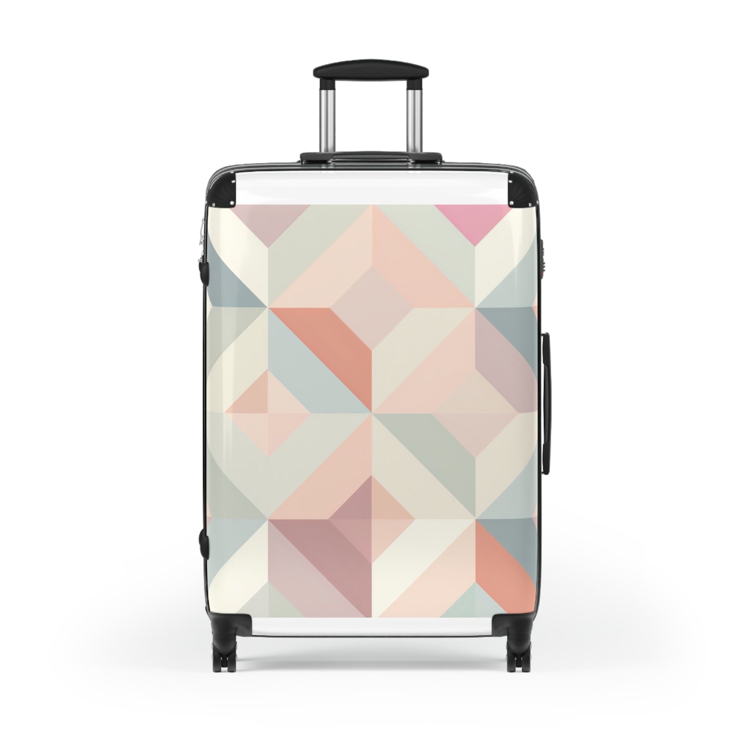 Pastel Geometric Adventure Suitcase | Bags | Accessories, Bags, Travel, Travel Accessories | Prints with Passion