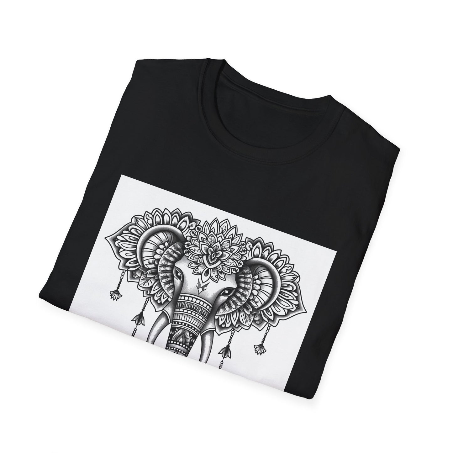 Soulful Journey: A Mandala Elephant of Wisdom and Grace