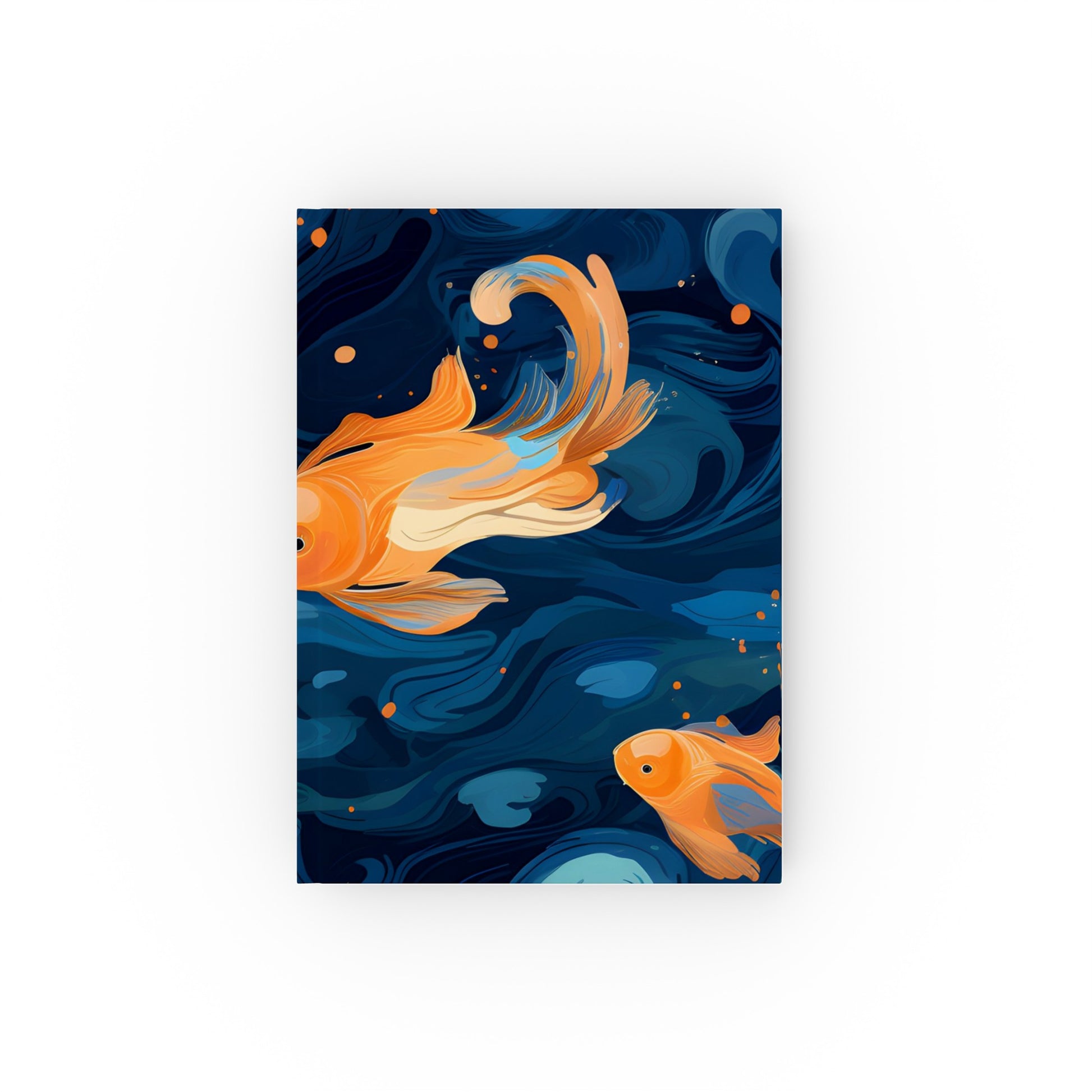 "Goldfish Dreams: A Meditative Pond Journal - Serene koi goldfish design, high-quality material, perfect for all seasons. Makes a great gift!"