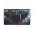 Floating Islands Orbiting a Volcano — XL & XXL Desk Mat — Gaming & Workspace Desk Setup View