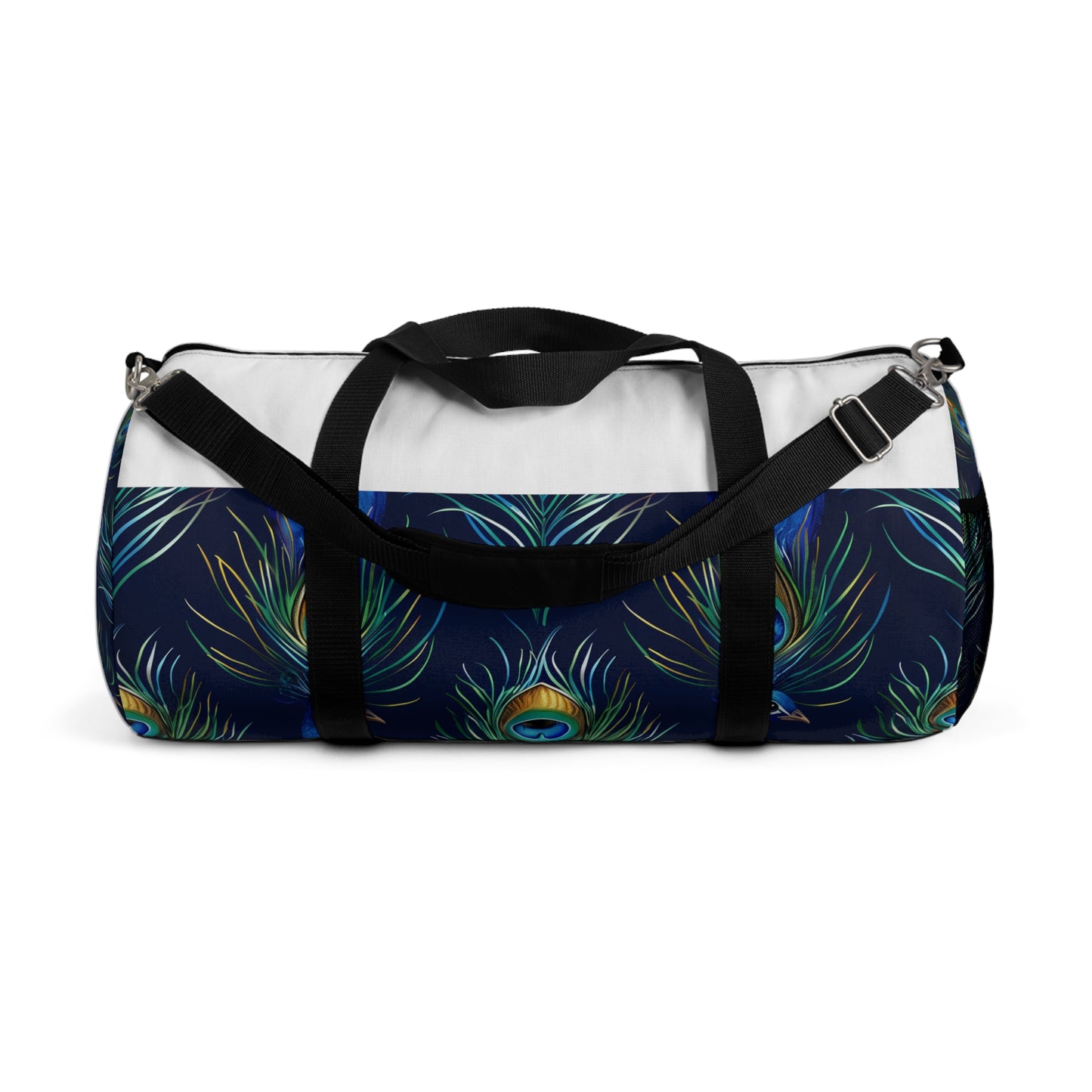 Peacock Feather Blue Duffel