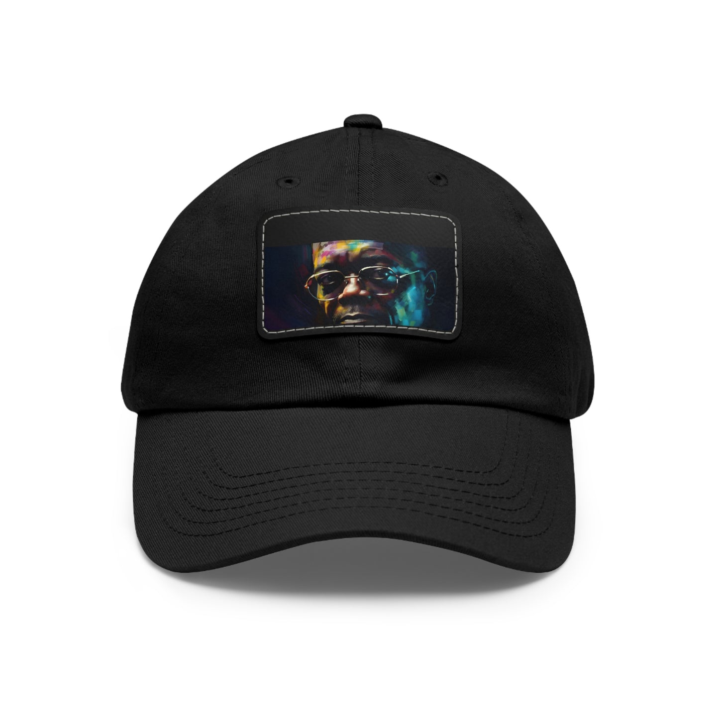 Neon Fusion: Samuel LJackson Watercolor Baseball Cap