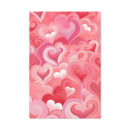 Love Spell: A Romantic Abstract Canvas Design | Canvas | Art & Wall Decor, Canvas, Fall Picks, Hanging Hardware, Home & Living, Indoor, Top Spring Products, Valentine's Day promotion | Prints with Passion