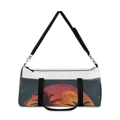 Sunset Palm Tree Duffel