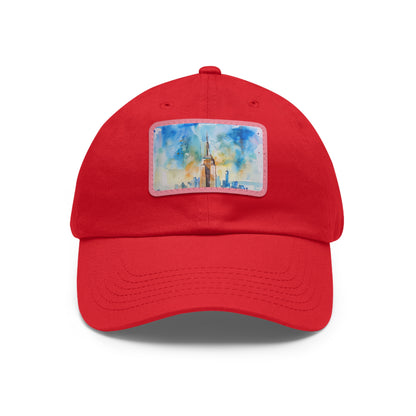 Empire State Skyline Watercolor Cap