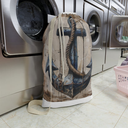 Nautical Anchor Rope Laundry Bag | Home Decor | Accessories, All Over Print, AOP, Bags, Laundry, Sublimation | Prints with Passion