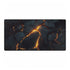 Cracked Earth with Glowing Veins — XL & XXL Desk Mat — Full Top-Down Artwork View