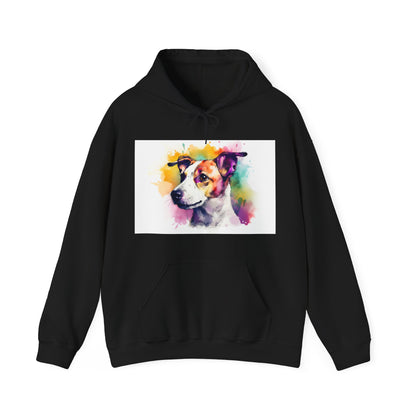 Happy Jack Russell Happy Hoodie | Hoodies | DTG, Hoodies, Men's Clothing, Regular fit, Unisex, Women's Clothing | Prints with Passion