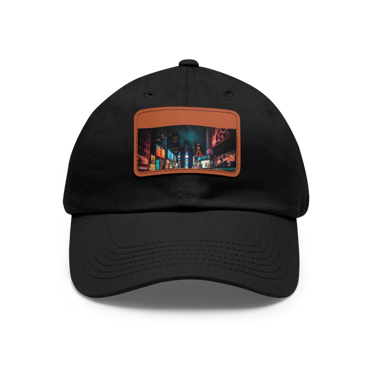 Times Square Nights Embroidered Baseball Cap