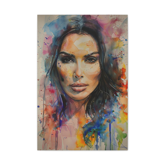 KKW Fragrance Canvas: Kim | Canvas | Art & Wall Decor, Canvas, Fall Picks, Hanging Hardware, Home & Living, Indoor, Top Spring Products, Valentine's Day promotion | Prints with Passion