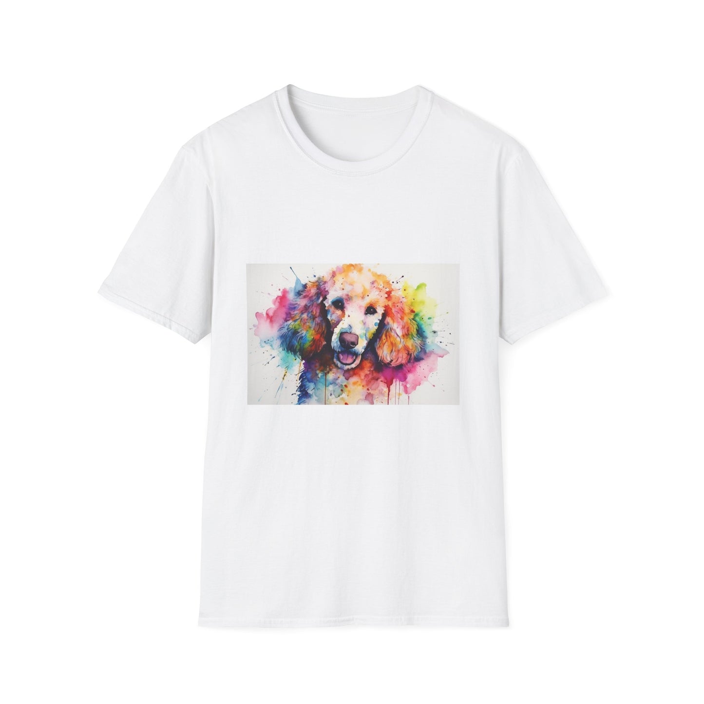 🐾 Poodle Charm: A Watercolor Journey of Curiosity and Companionship