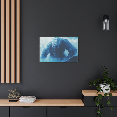 Ancient Colossus Awakening from Ice — Canvas Wall Art — Product Detail View 8