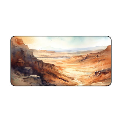 Baron Desert Desk Mat - Stylish workspace accessory with earthy tones for office or home desk