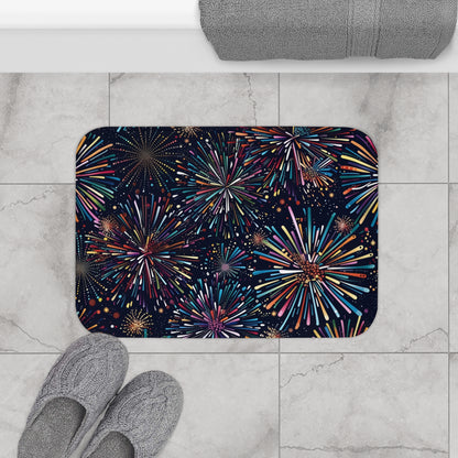 Fireworks Fiesta Bath Mat