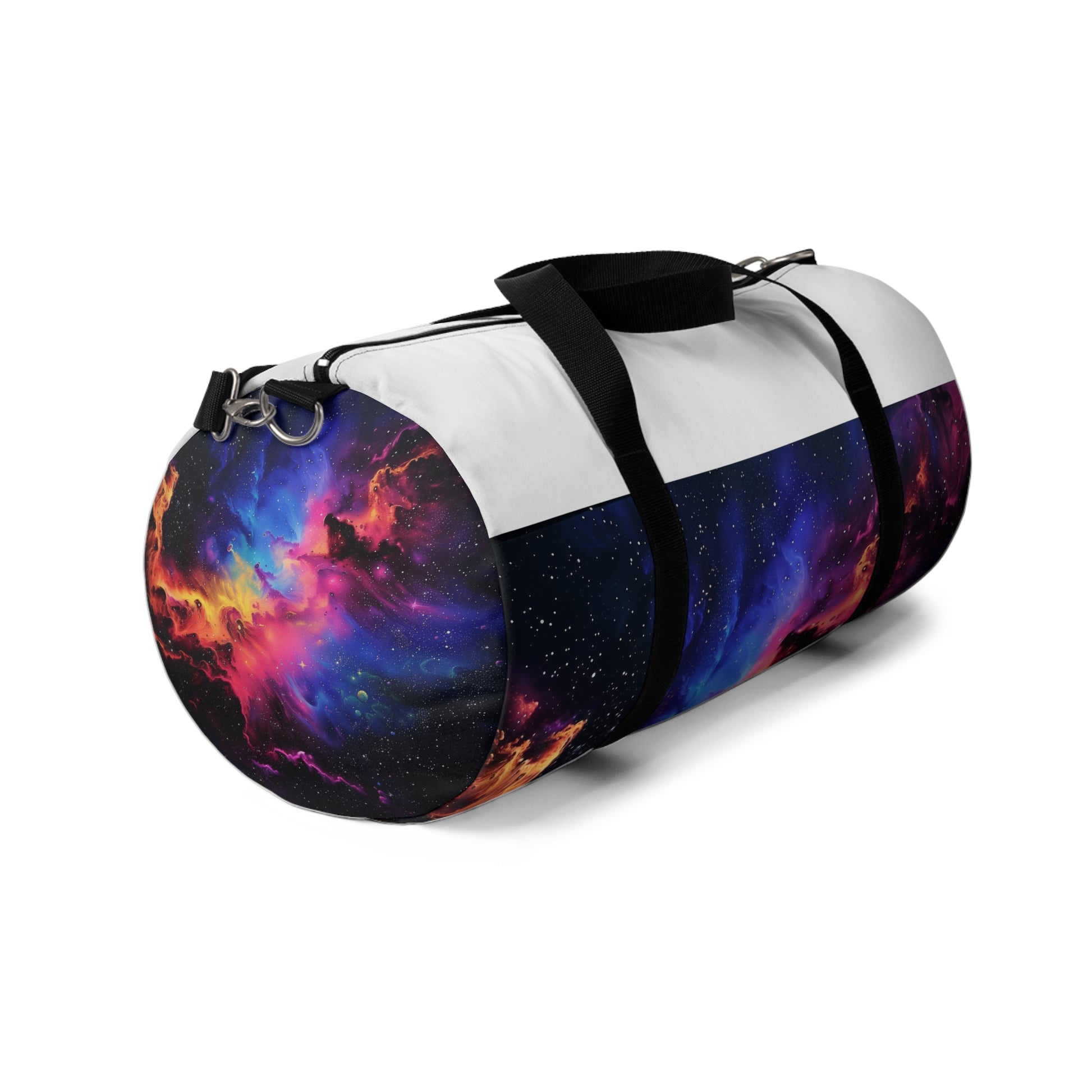 Neon Galaxy Duffel Bag | Duffle Bags | Accessories, All Over Print, AOP, Assembled in the USA, Assembled in USA, Bags, Duffle, Made in the USA, Made in USA | Prints with Passion