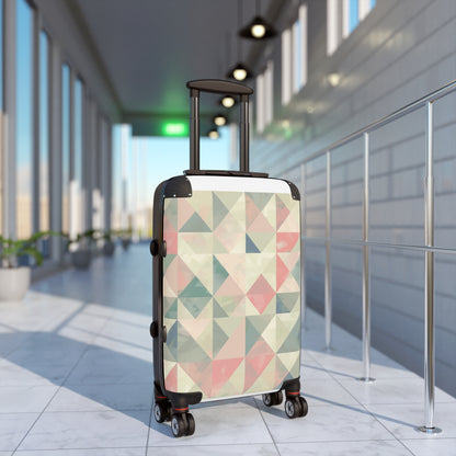 Precisely Pastel Geometrics Suitcase