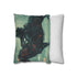 Robotic Centaur in Data Storm Double-Sided Square Cushion Cover