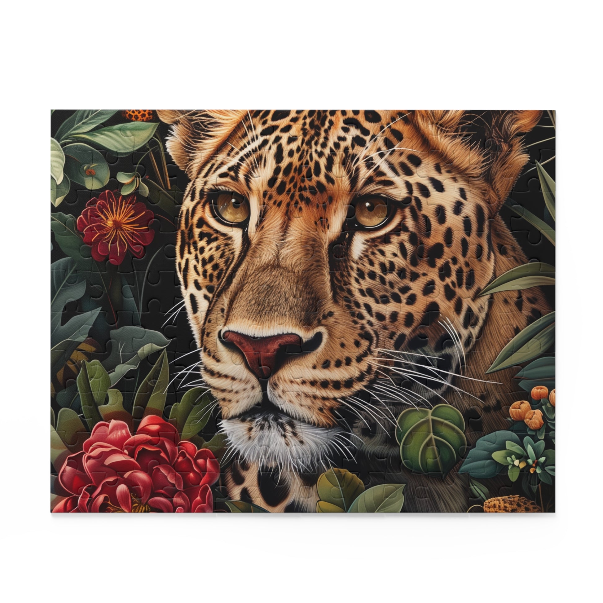 "Colorful Cheetah Wildlife Jigsaw Puzzle - Piece Together Majestic Scene of Fastest Land Animal"