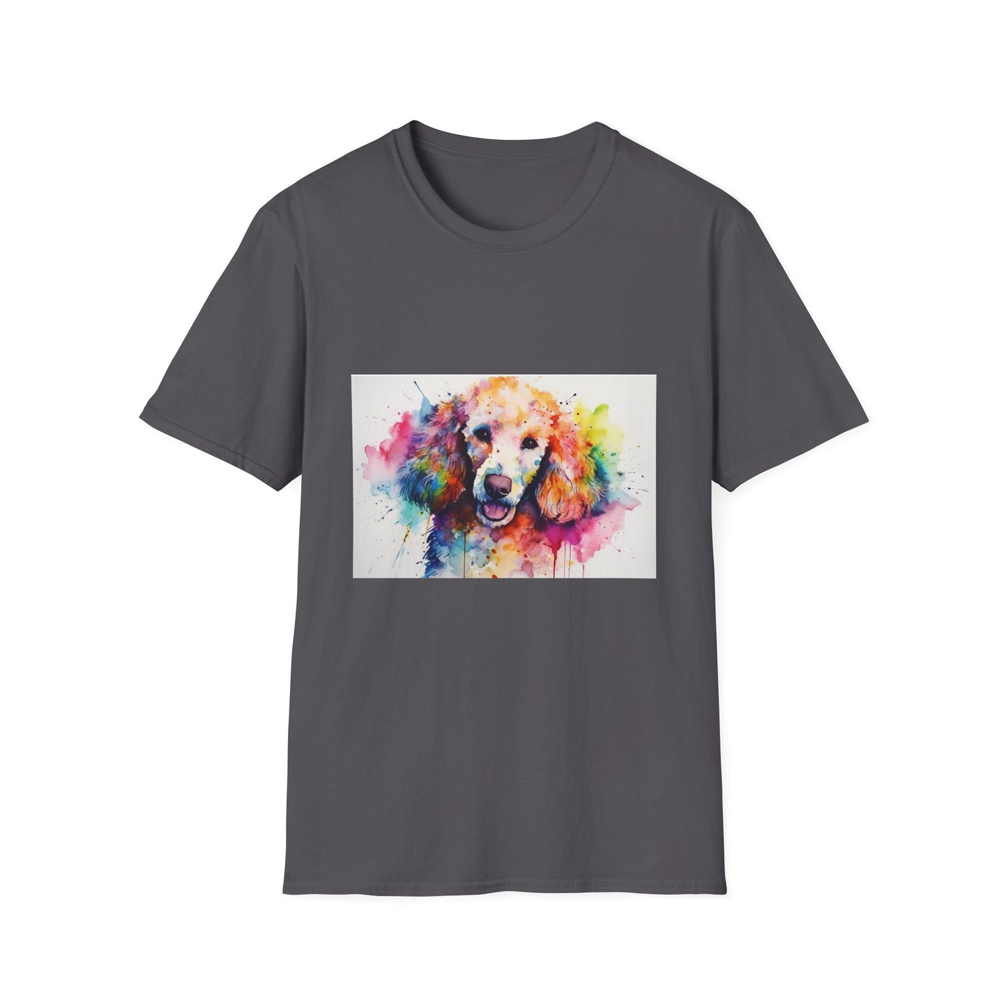 🐾 Poodle Charm: A Watercolor Journey of Curiosity and Companionship