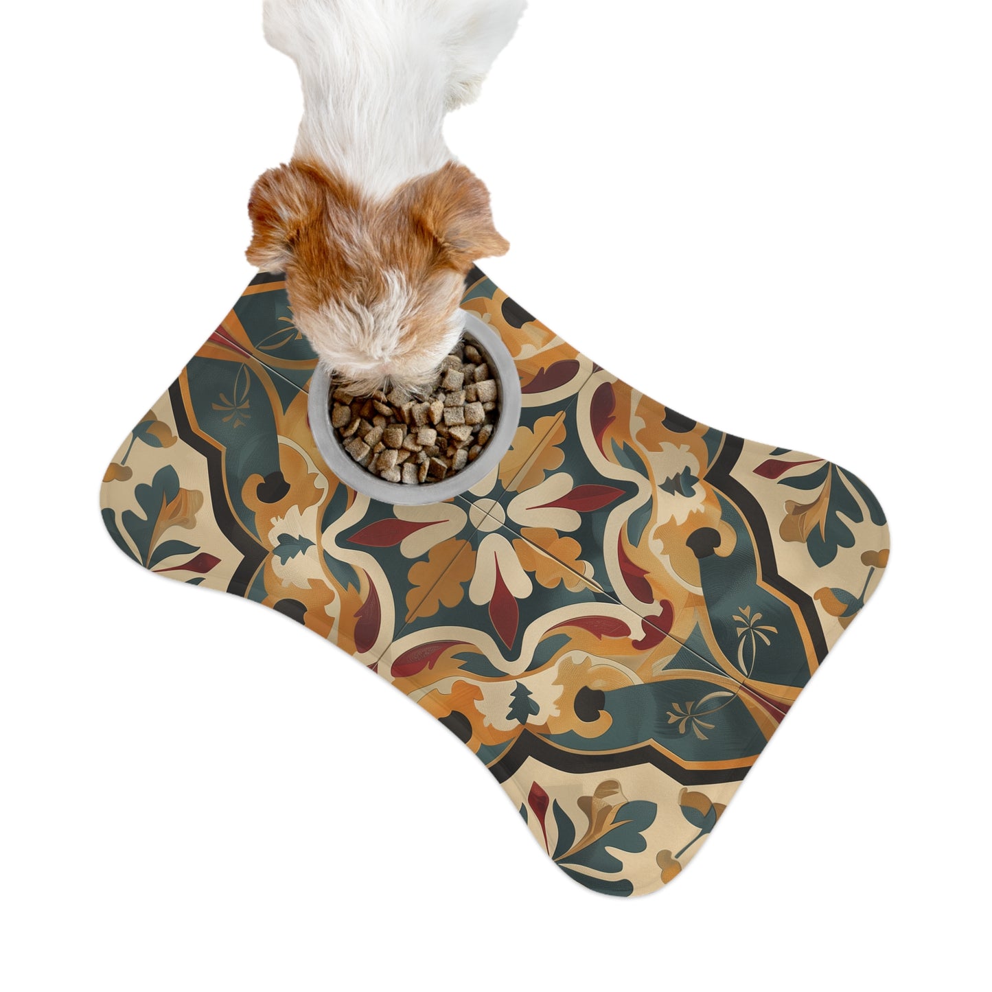 Artisan Tile Pet Feeding Mat