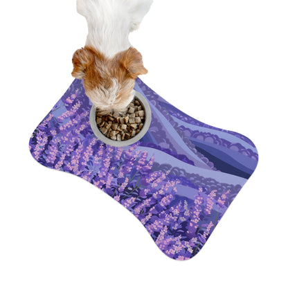 Lavender Fields Pet Feeding Mat