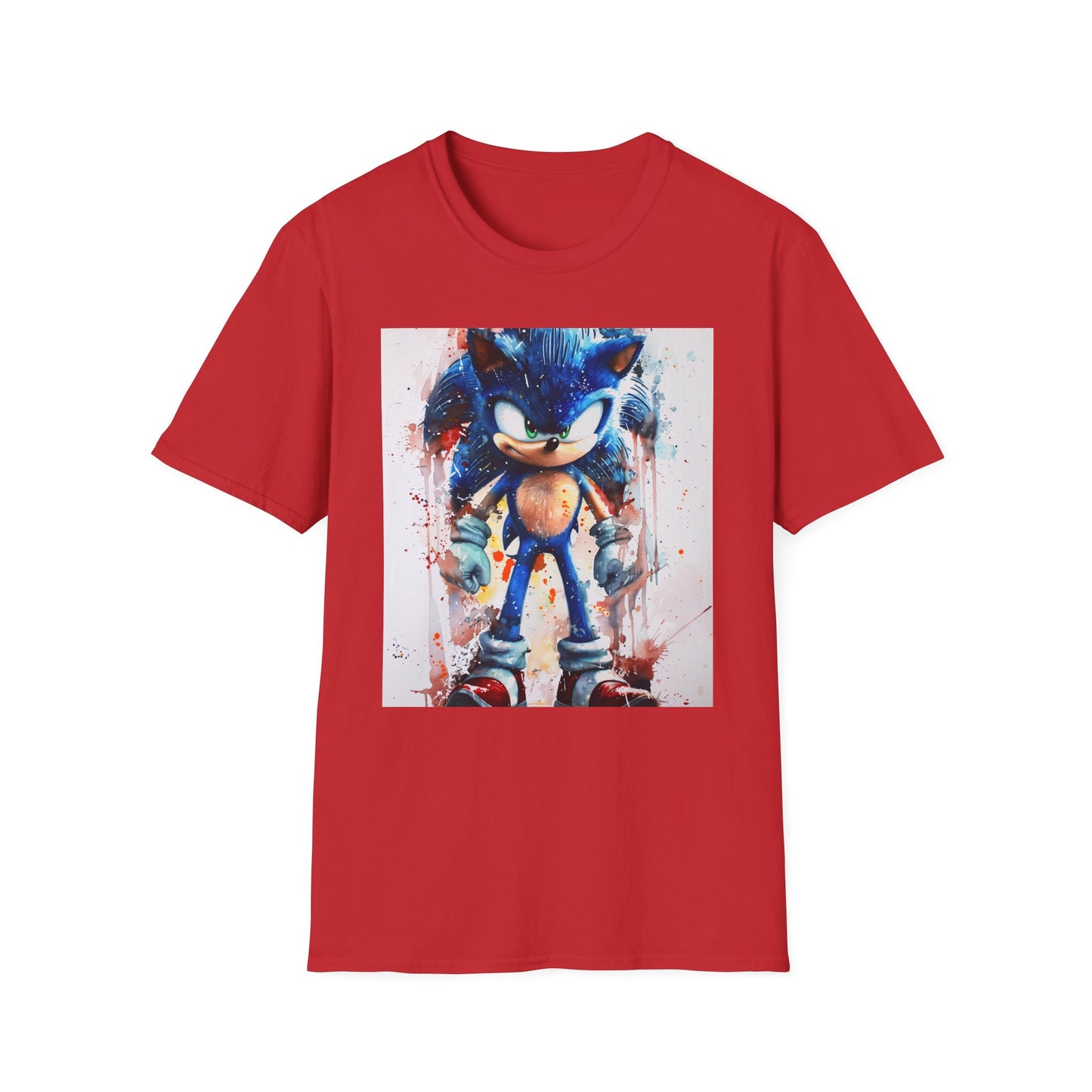 Gotta Go Fast: A Sonic Watercolor on Your Chest