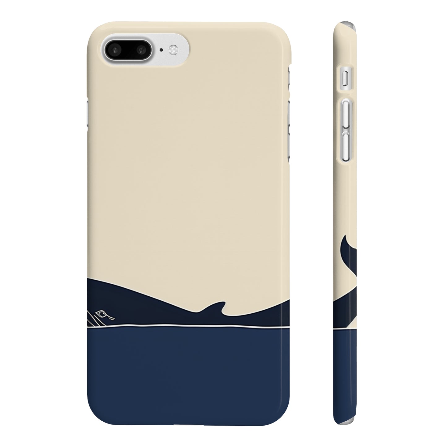 Whale Song: Minimalist Ocean Phone Case