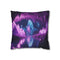 Glowing Crystal Cave with Reflections (Edition II) — 40×40 Cushion Cover — Front 40×40 cm Square Cushion View