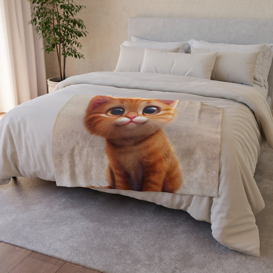 this cozy blanket is the purrfect gift for any feline enthusiast. Snuggle up with your furry friend and create lasting memories with this charming blanket that celebrates the love for cats. Made from high-quality materials