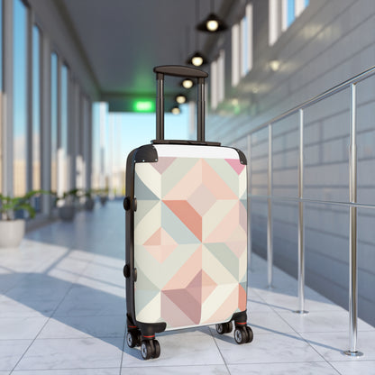 Pastel Geometric Adventure Suitcase