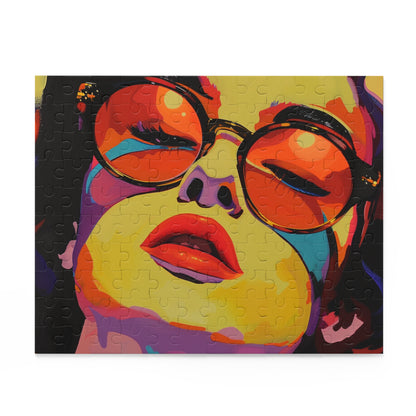 Pop Art Portrait Puzzle for art lovers and puzzle enthusiasts - vibrant and engaging entertainment.