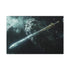 Epic Sword Embedded in Asteroid — Canvas Wall Art — Living Room Wall Lifestyle View