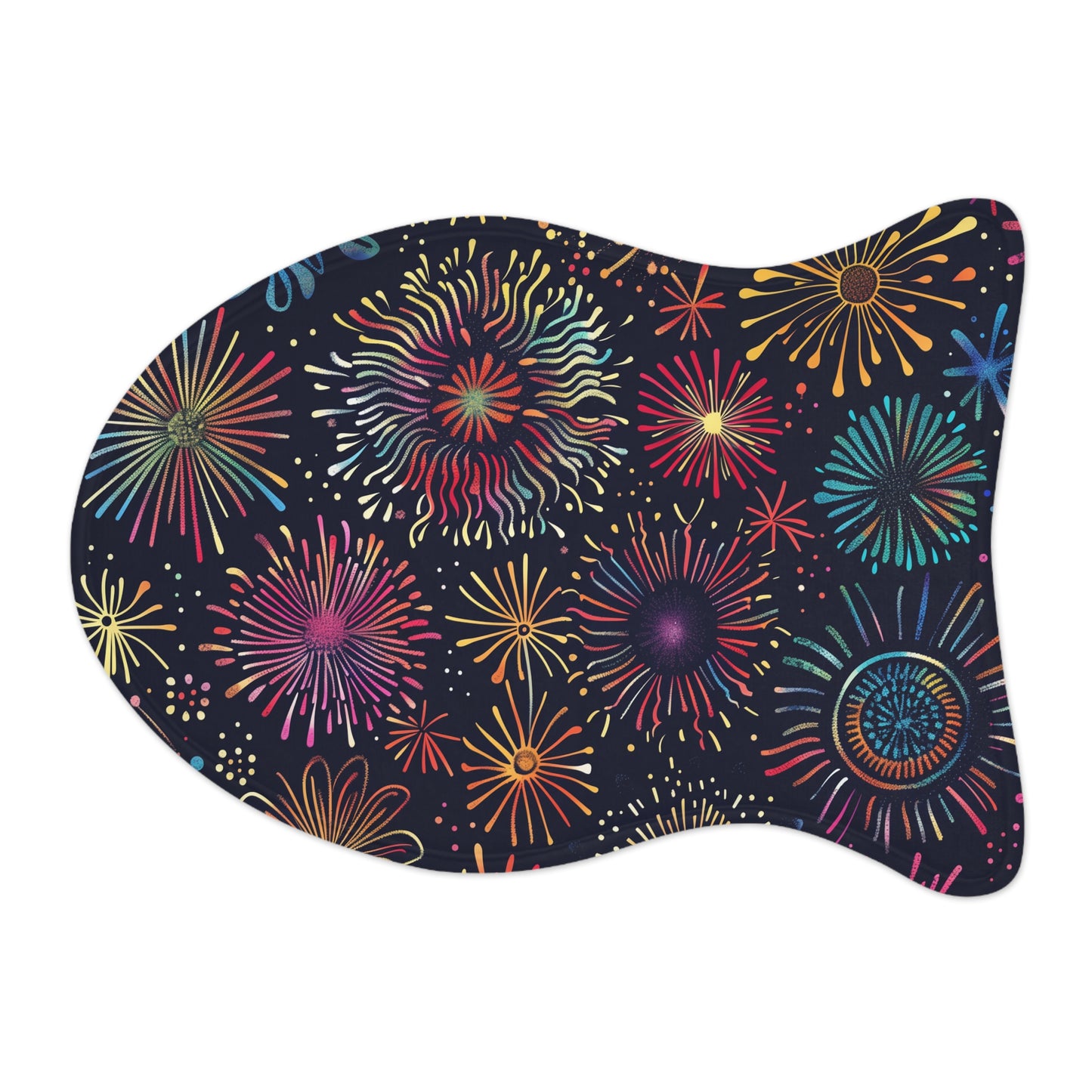 Fireworks Fiesta Pet Feeding Mat