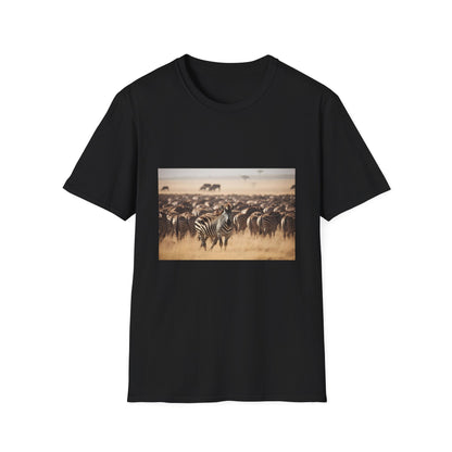 Untamed Heart of the Serengeti | T-Shirt | Cotton, Crew neck, DTG, Men's Clothing, Neck Labels, Regular fit, T-shirts, Women's Clothing | Prints with Passion